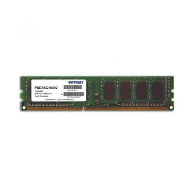 

Оперативная память Patriot DDR3 8GB 1600MHz (PSD38G16002)