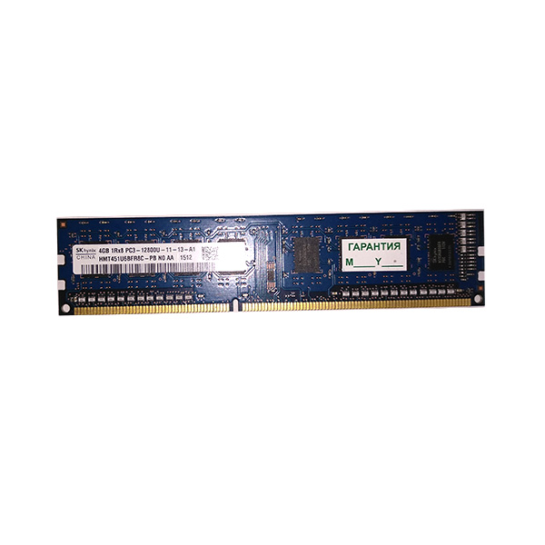 

Оперативная память Hynix DDR3 4GB 1600MHz (HMT451U6BFR8C-PB)