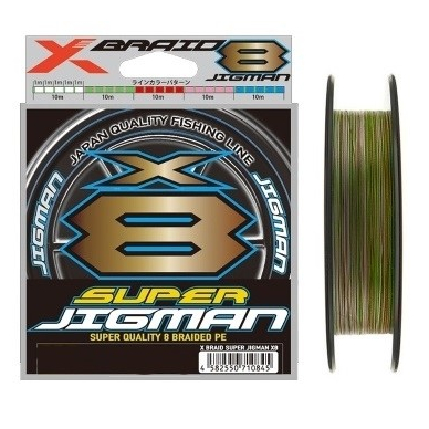 

Шнур YGK X-Braid Super Jigman X8 200m #1.5/0.205mm 30Lb/13.6kg