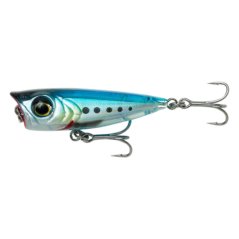 

Воблер Savage Gear 3D Minnow Popper 4.3cm 2.6g Floating Ghost Sardine