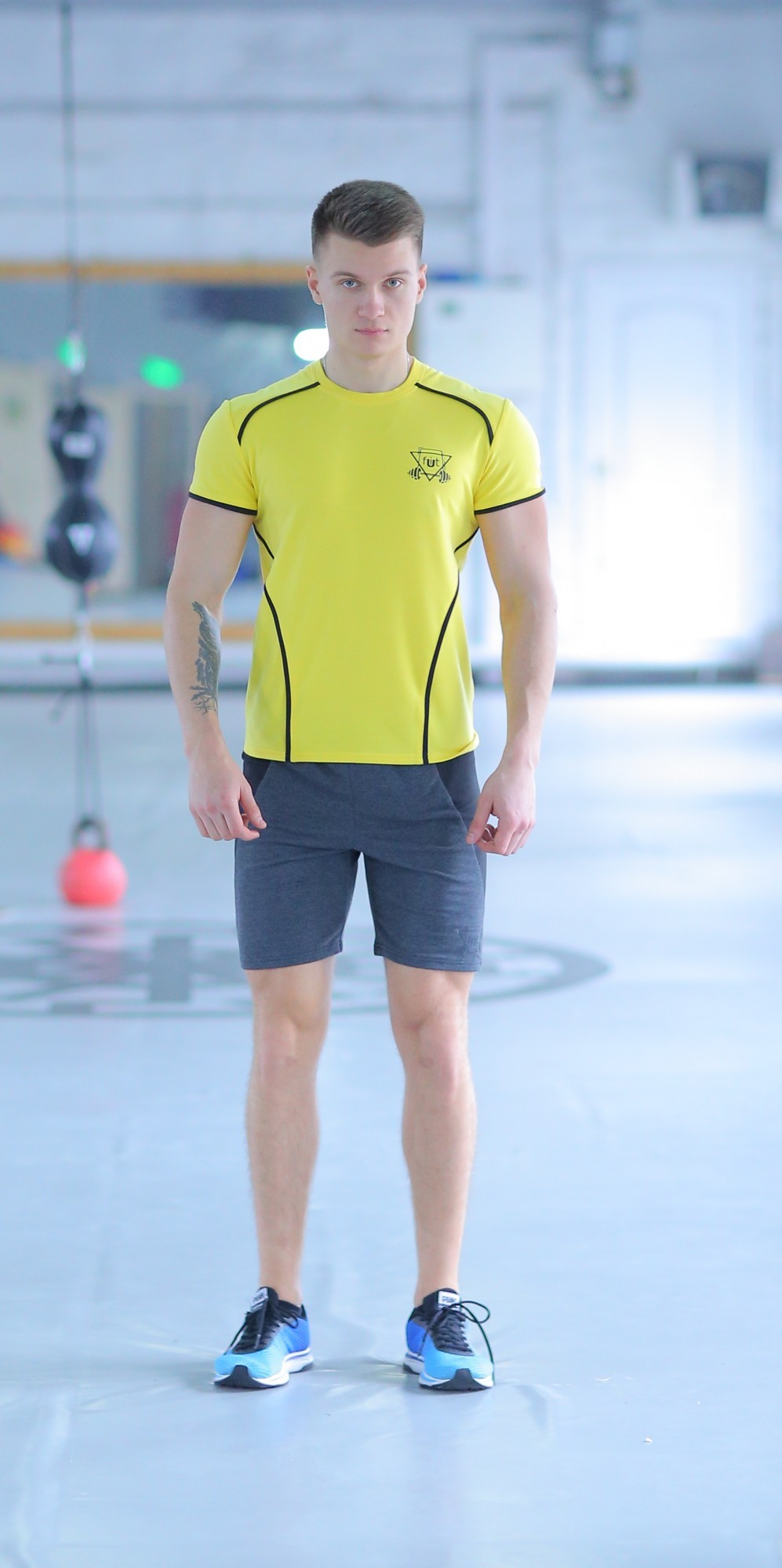 

Мужской спортивный комплект fitU Glory yellow 1,2  Желто-Серый, Мужской спортивный комплект fitU Glory yellow 1,2 M Желто-Серый