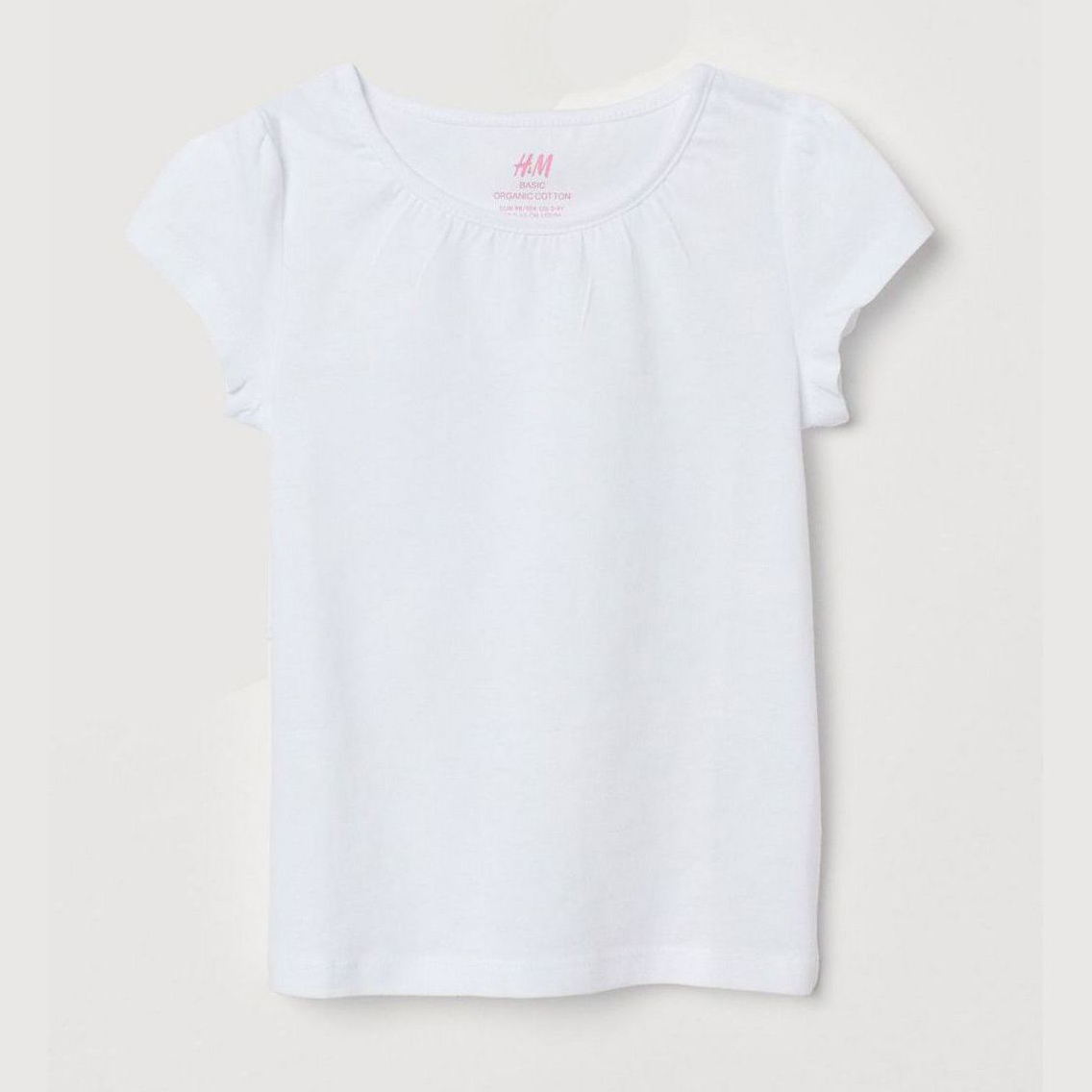 

Футболка H&M 540382 110-116 см Белая