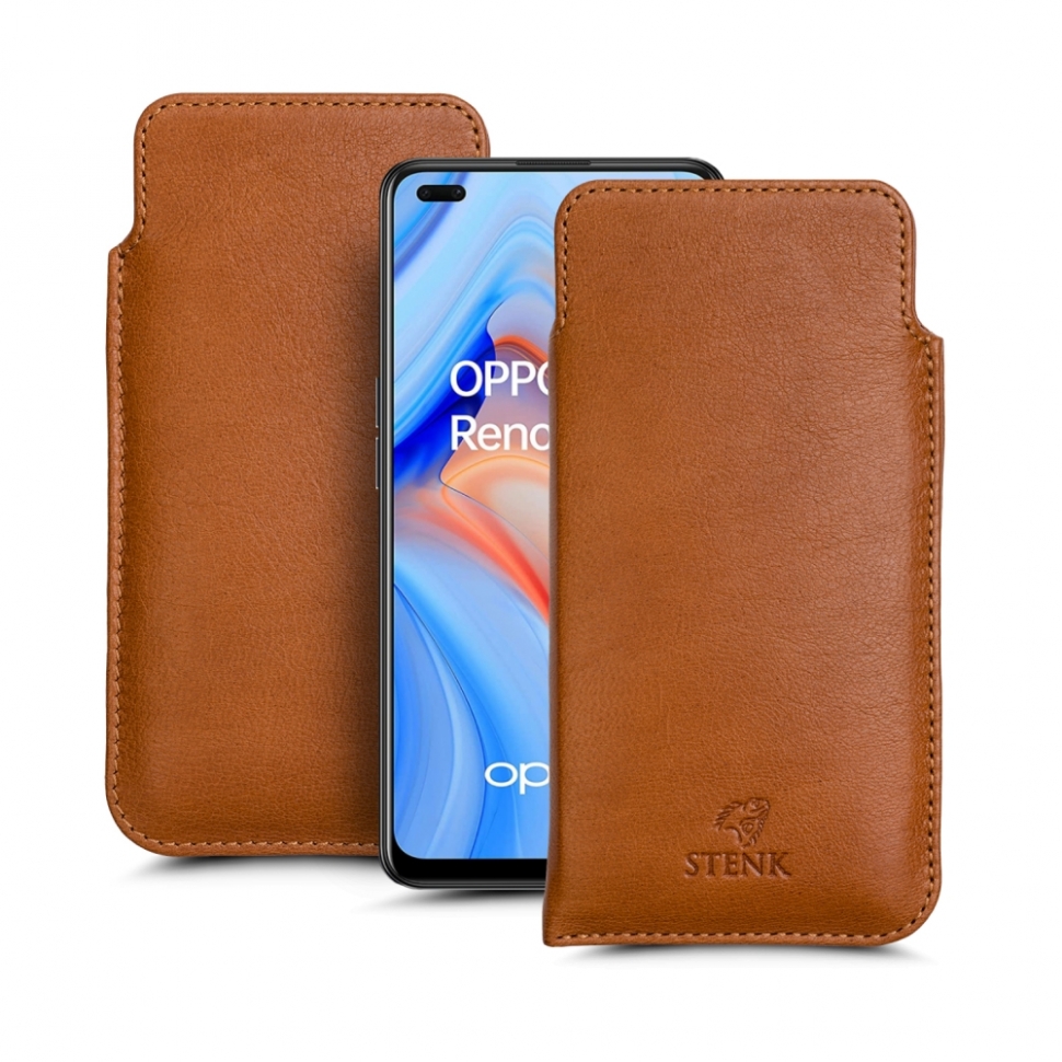 

Футляр Stenk Elegance для OPPO Reno4 5G Camel