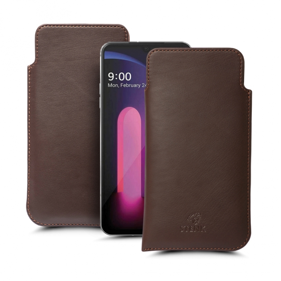 

Футляр Stenk Elegance для LG V60 ThinQ Коричневый