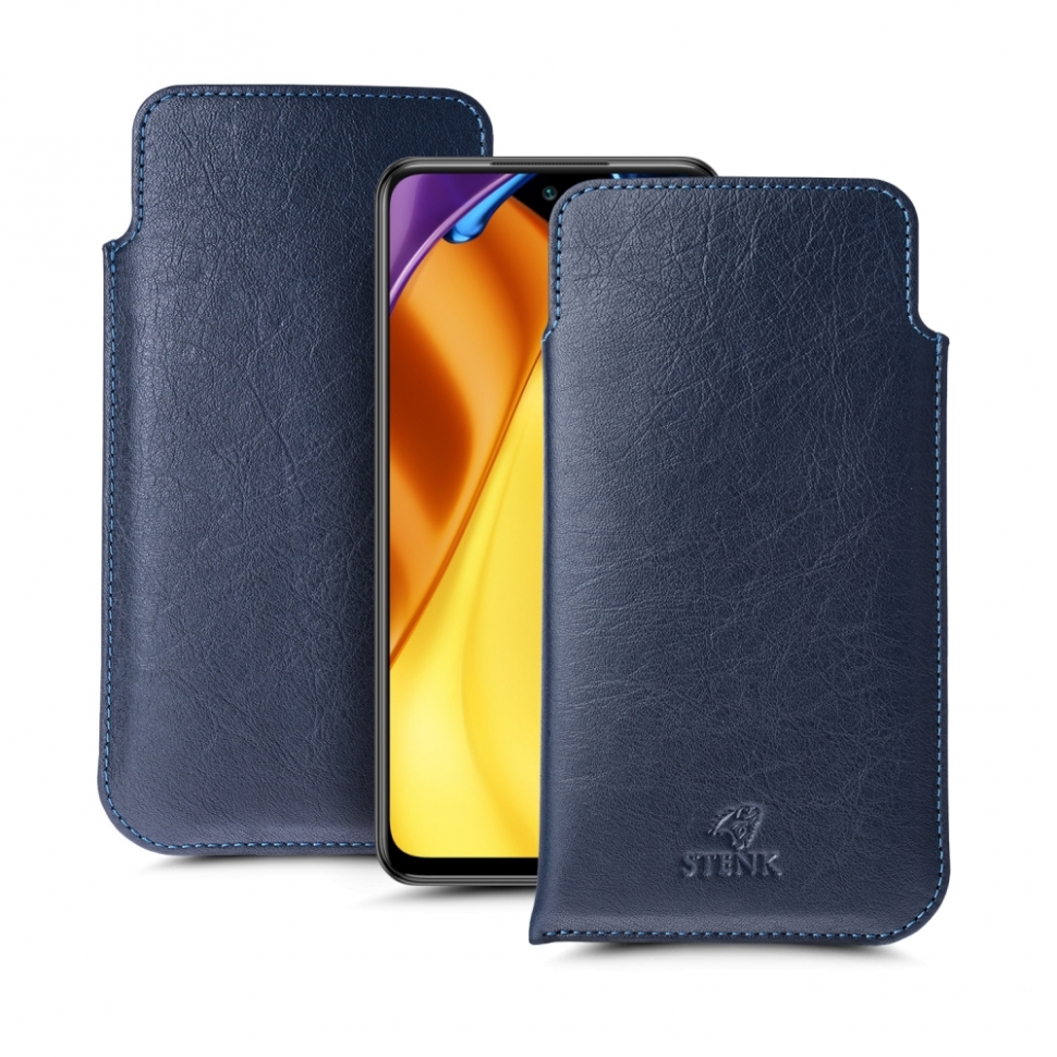 

Футляр Stenk Elegance для Xiaomi Poco M3 Pro Синий