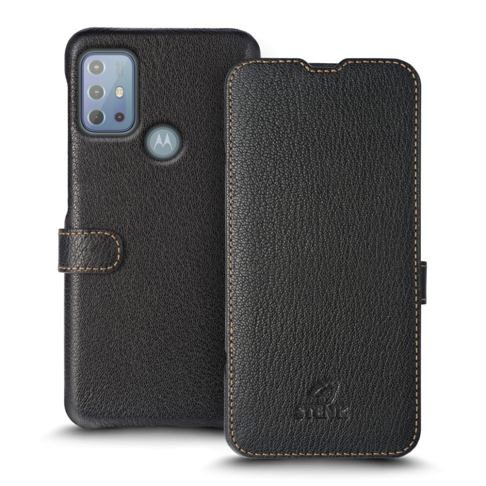 

Чехол книжка Stenk Premium для Motorola Moto G20 Чёрный