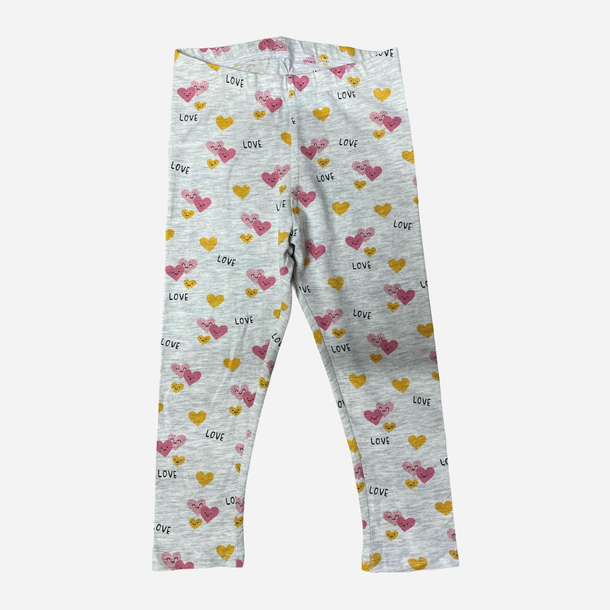 

Леггинсы H&M 0806669 LOVE 98 см Серые