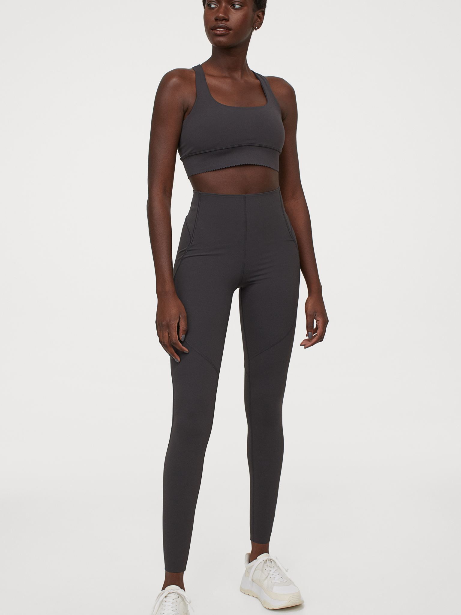 

Спортивные леггинсы H&M 8526632-ACXW L Темно-серые