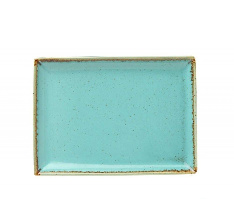 

Тарелка прямоугольная 270х210 мм Porland Seasons Turquoise