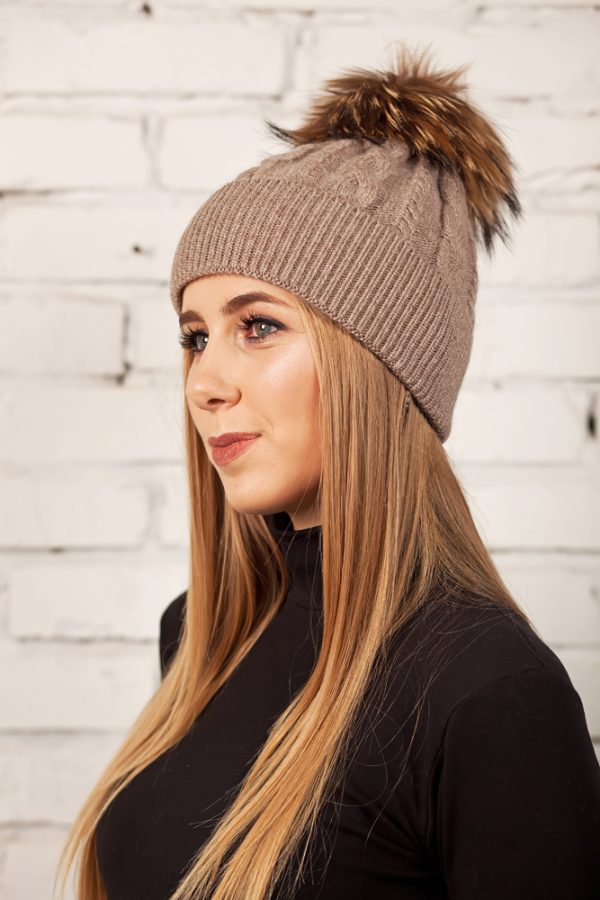 

Шапка Сандра Senduona CH011 капучино