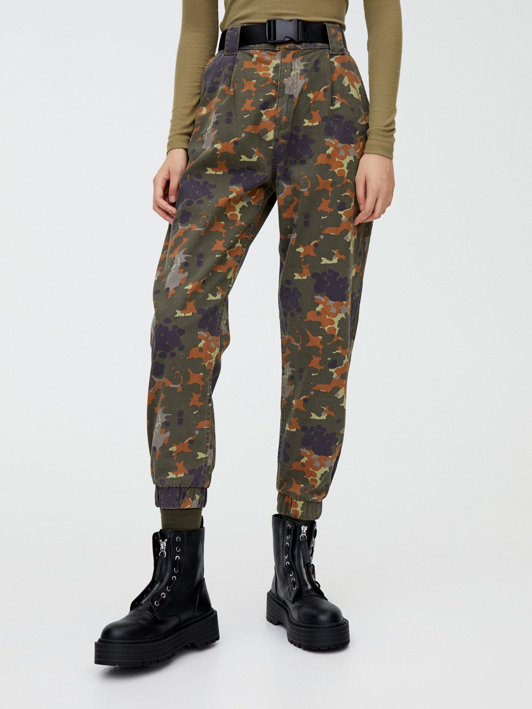 

Джинсы Pull & Bear 9682/350/533-AAED M Милитари