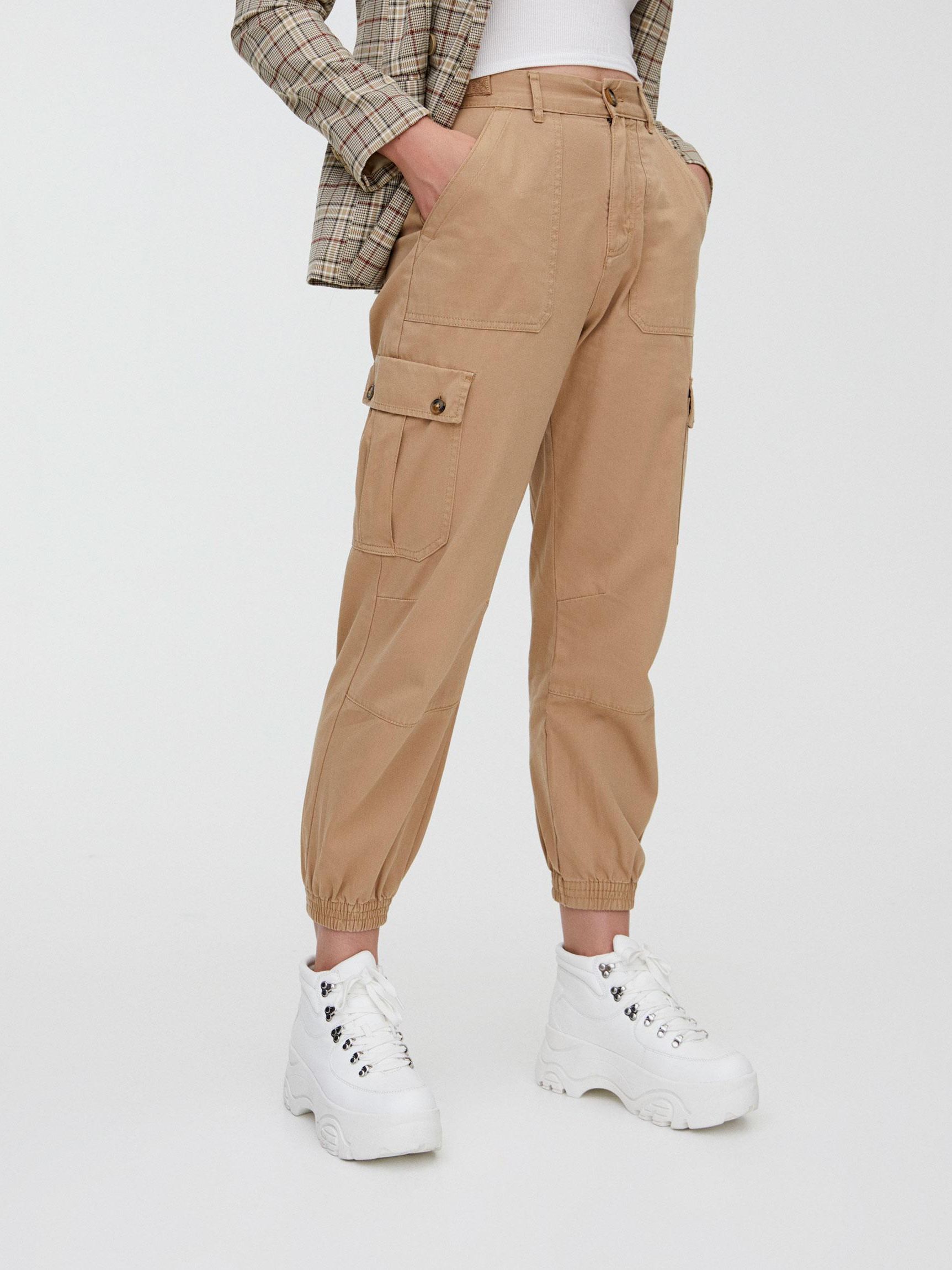 

Брюки Pull & Bear 9671/315/806-ACTQ 40 Бежевые