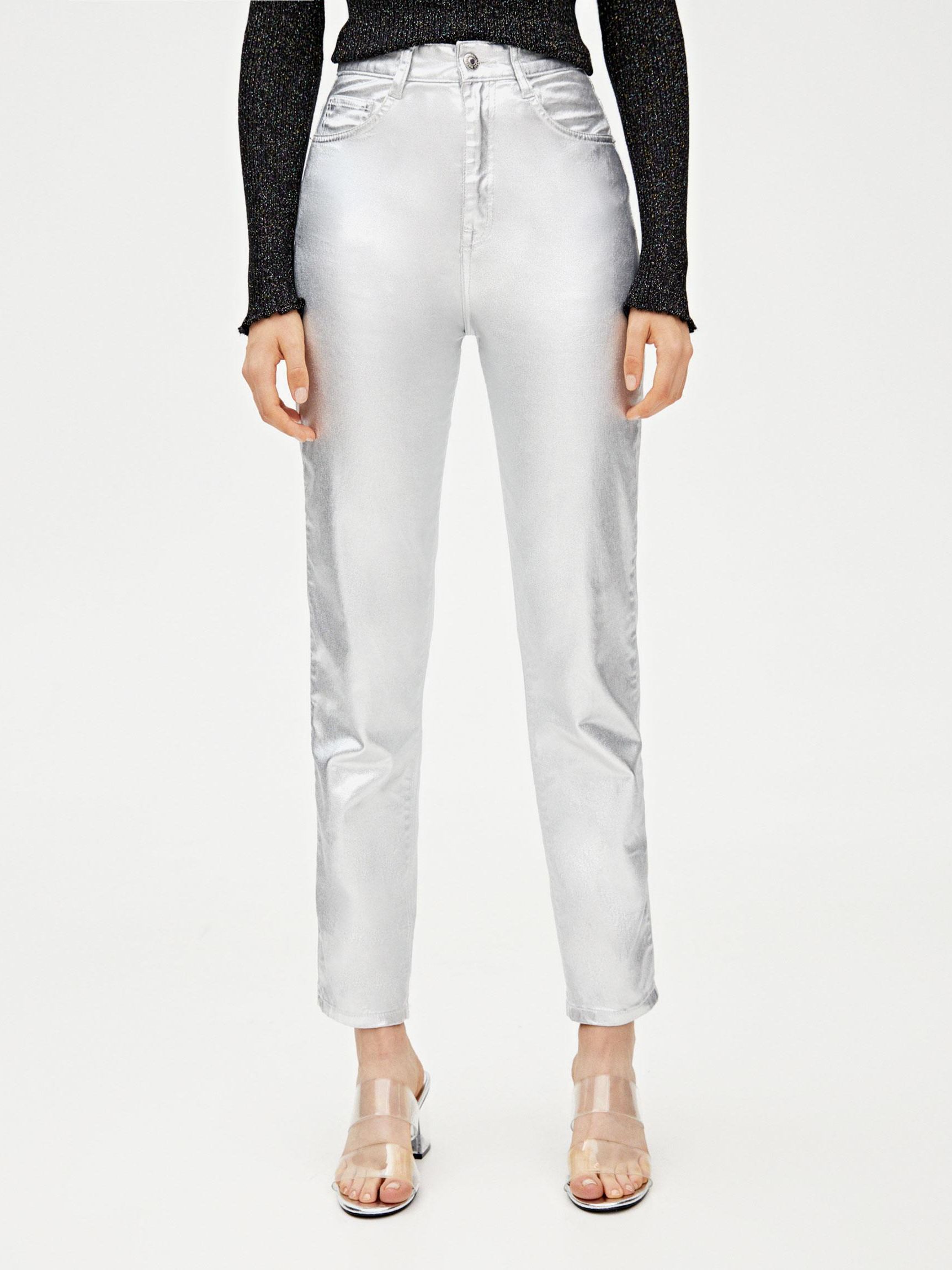 

Брюки Pull & Bear 9671/411/808-ACXA 38 Серебристые