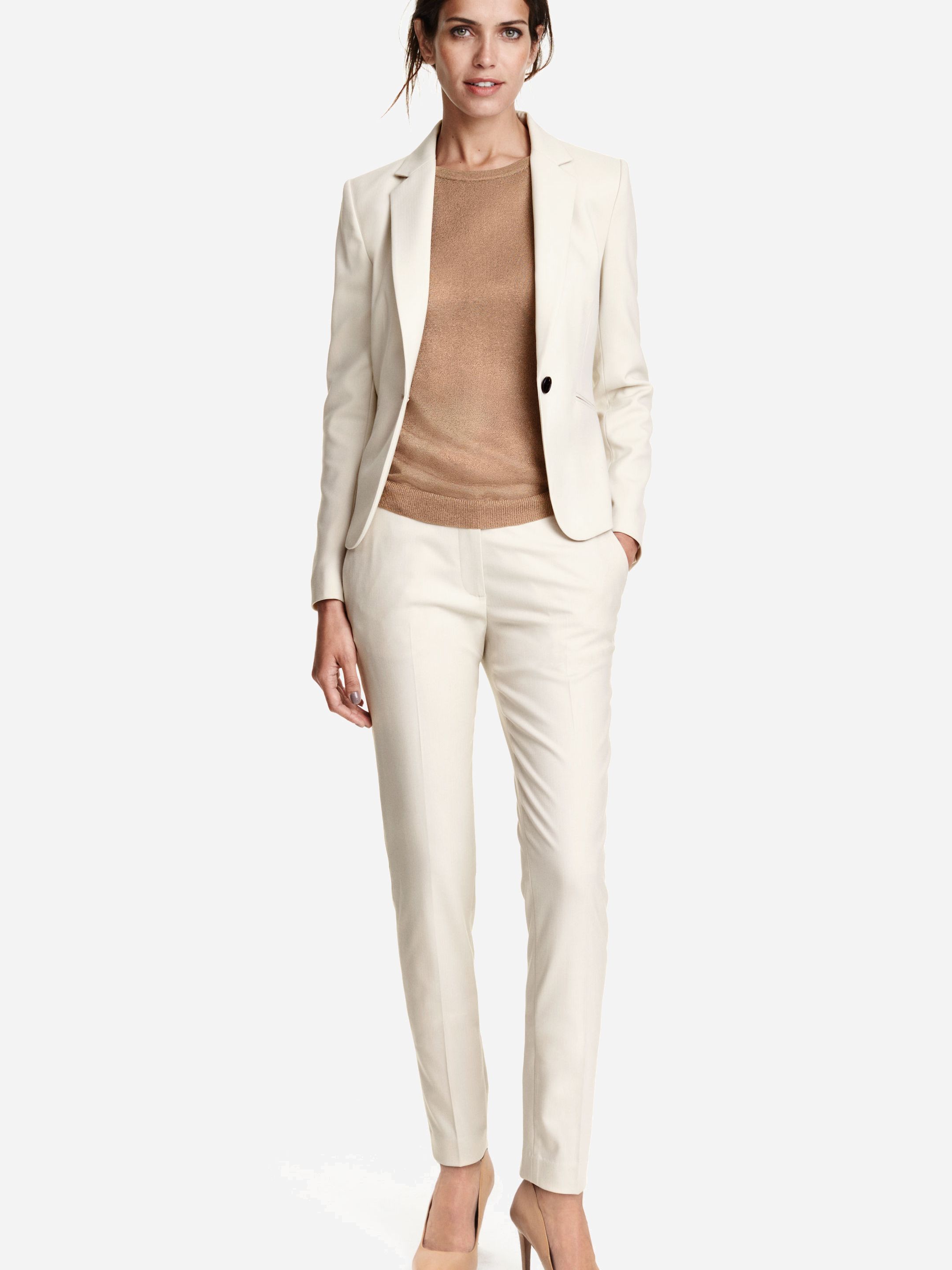 

Брюки H&M 3500825-ACTQ 32 Бежевые