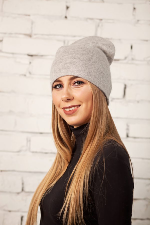 

Шапка Алина Senduona CH012 серая