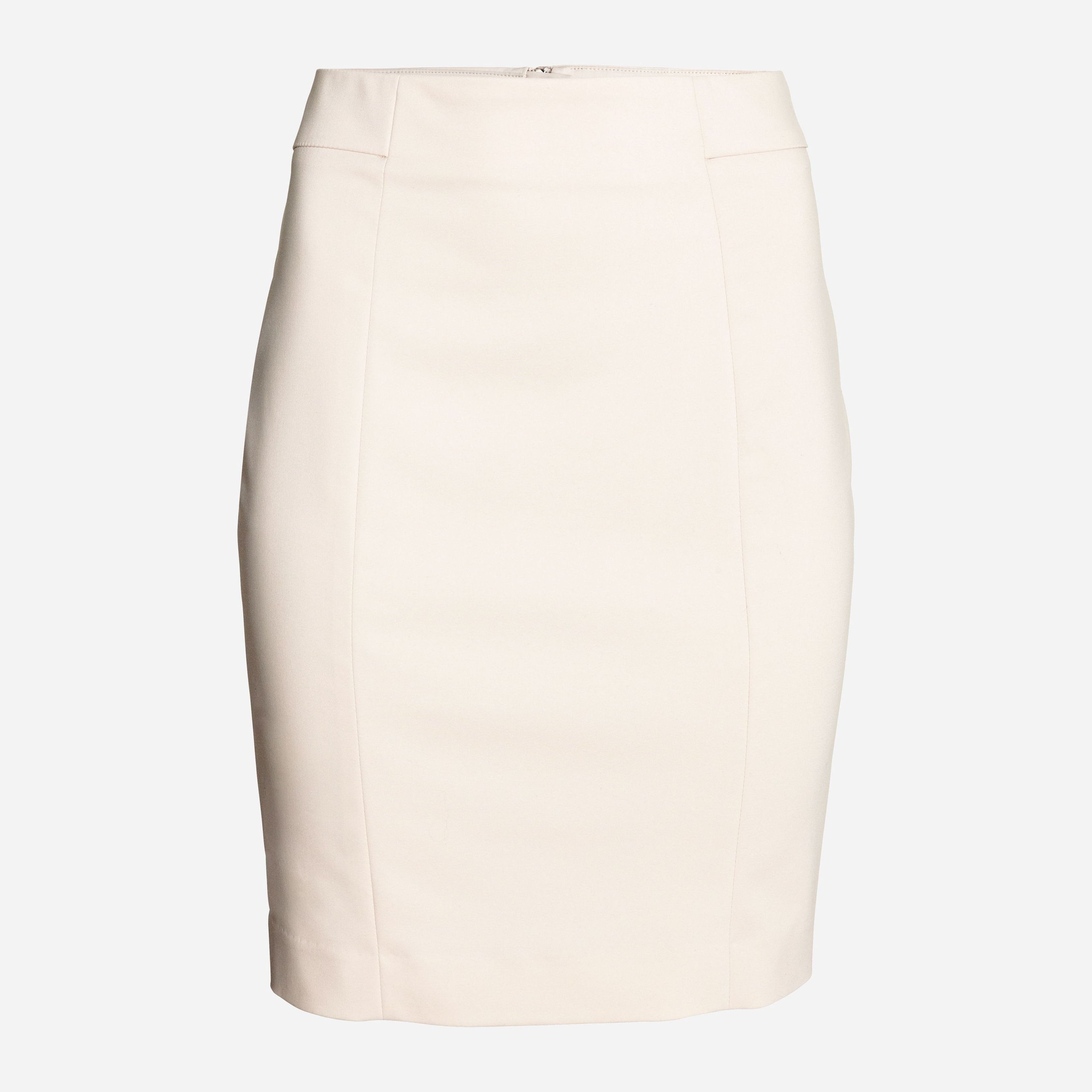 

Юбка H&M 4534915-ACWJ 32 Светло-бежевая