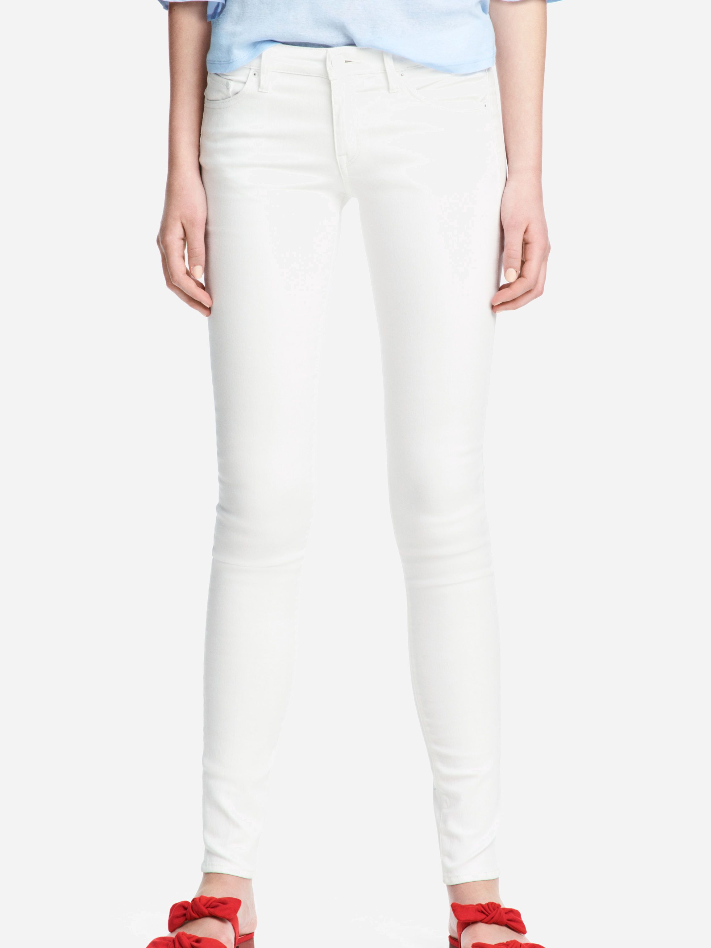 

Джинсы H&M 3990876-ACTS 27-30 Белые