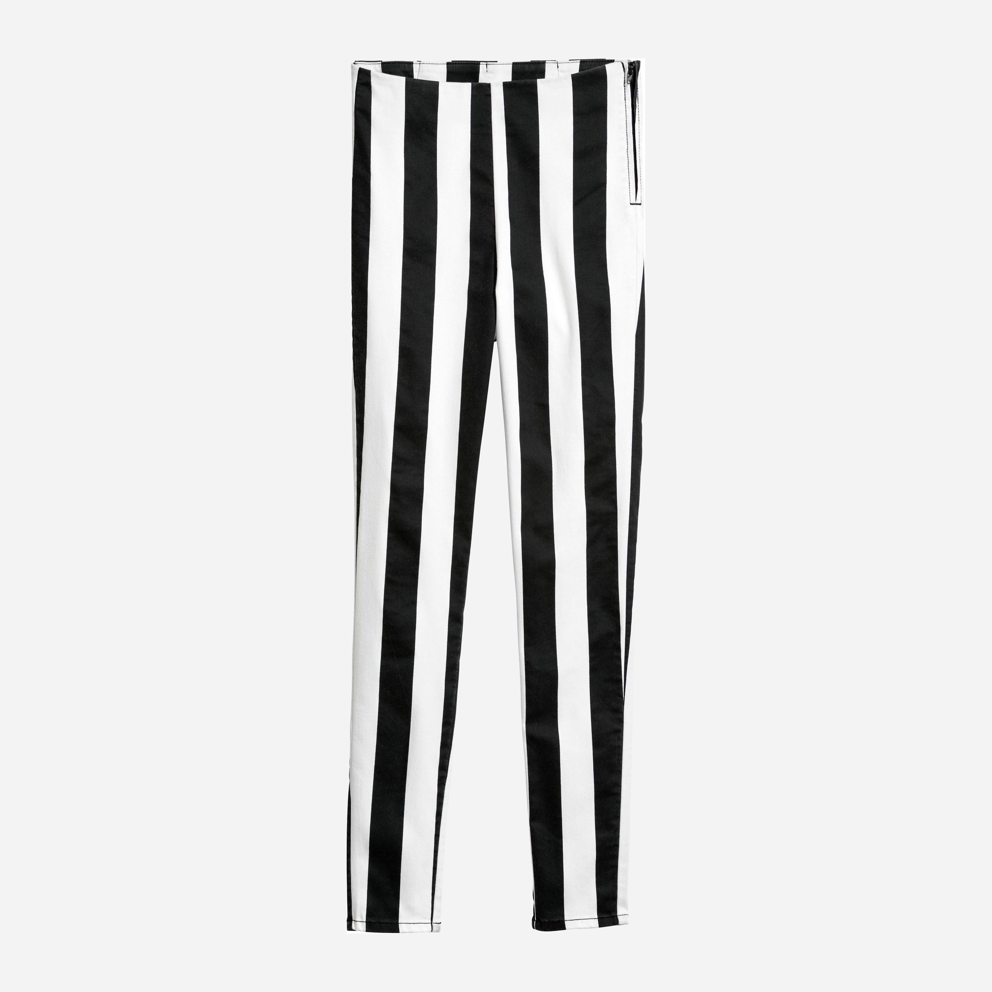 

Брюки H&M 5821657-AAMY 36 Черные с белым
