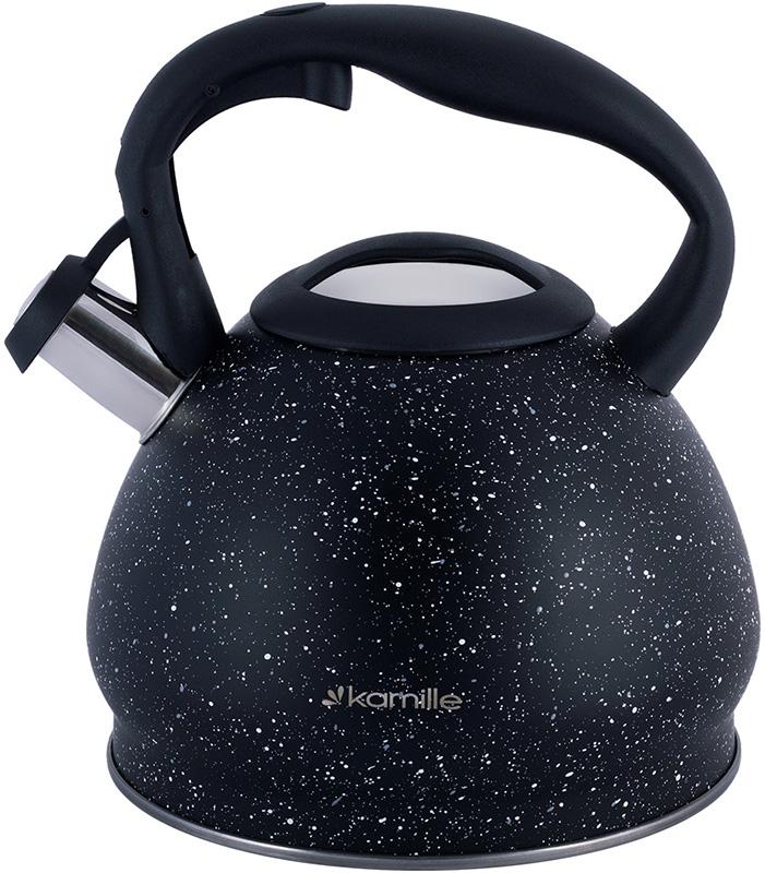 

Чайник Kamille Whistling Kettle Marble 2.7л из нержавеющей стали со свистком