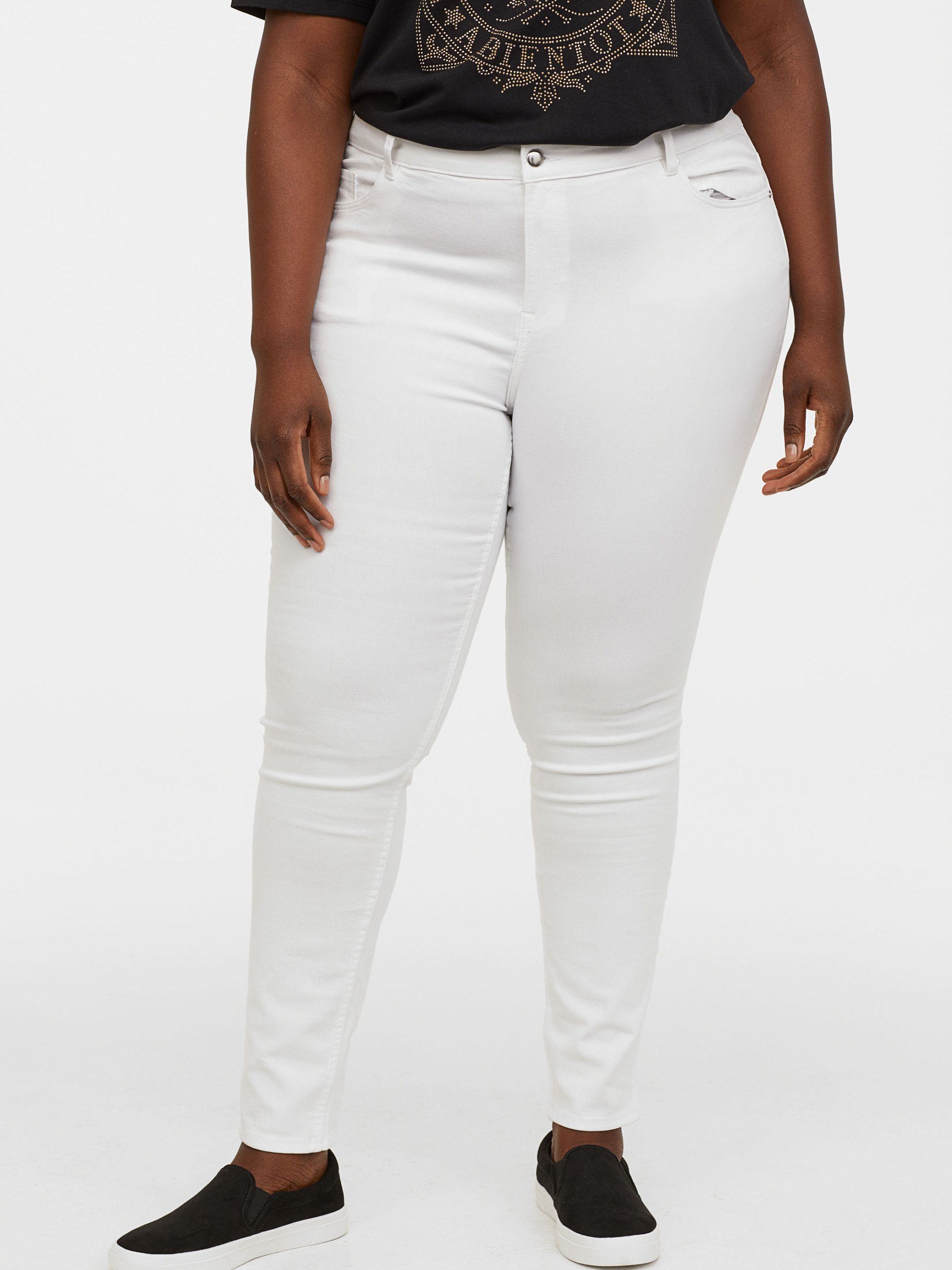 

Джинсы H&M 6765128-ACTS 48 Белые