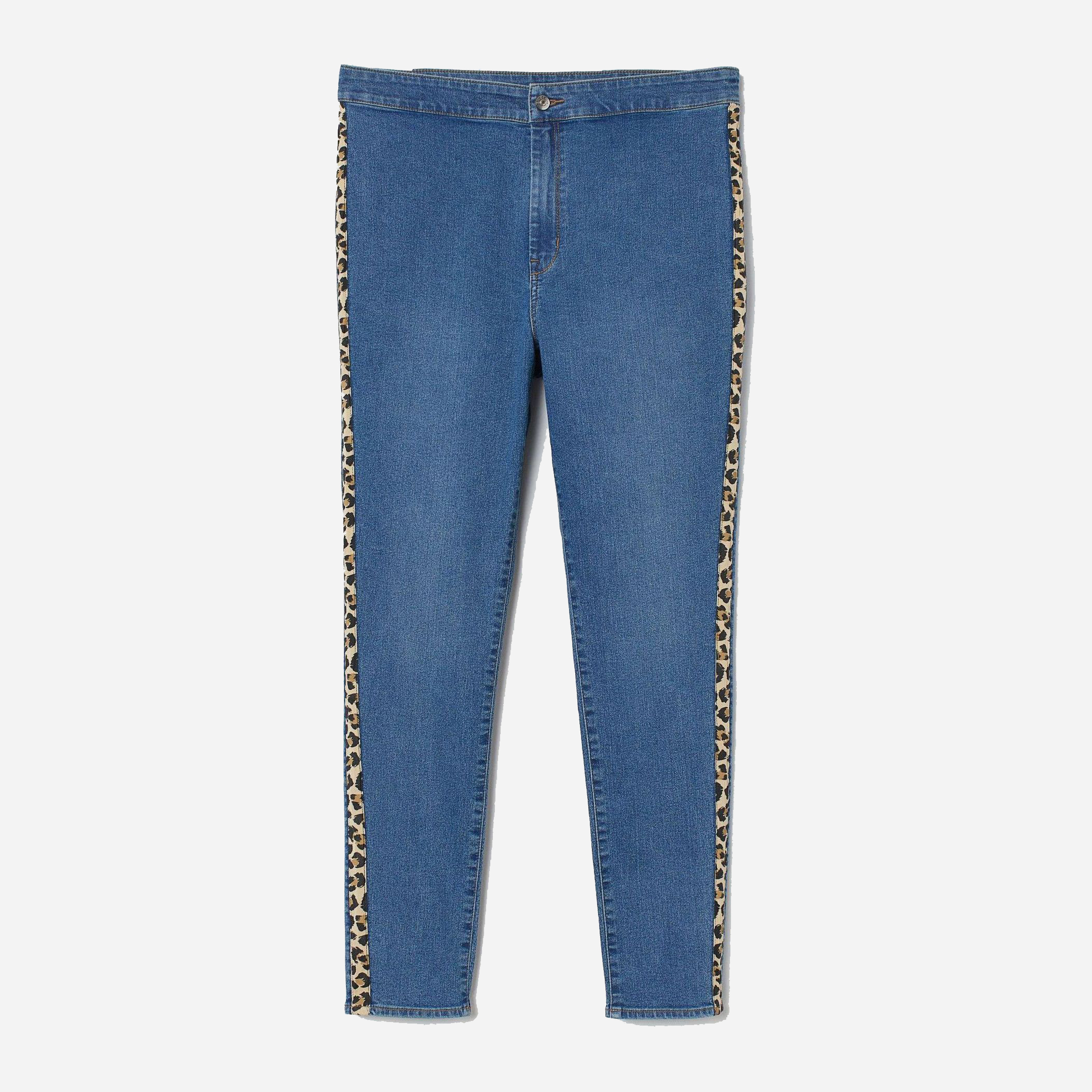 

Джинсы H&M 7919260-ABLA 60-62 Синие с бежевым