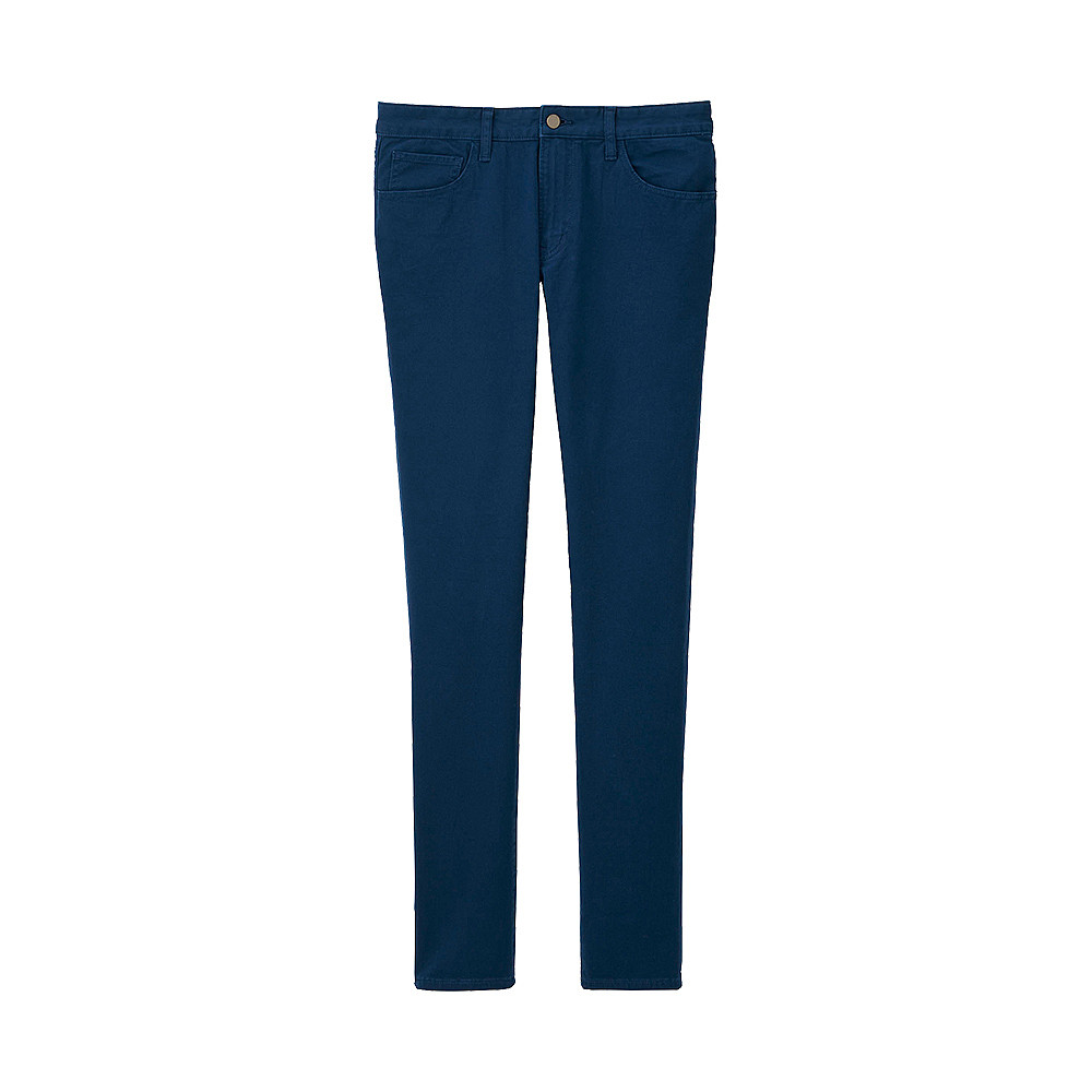 

Мужские джинсы скинни Uniqlo Skinny Fit Tapered Color BLUE