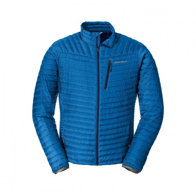 

Мужской пуховик Eddie Bauer Mens MicroTherm StormDown Hooded ASCENT BLUE (L)