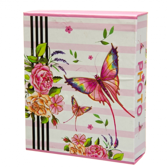 

Фотоальбом "Butterfly", 40 фото 10*15 (8719-003) розовый Elso