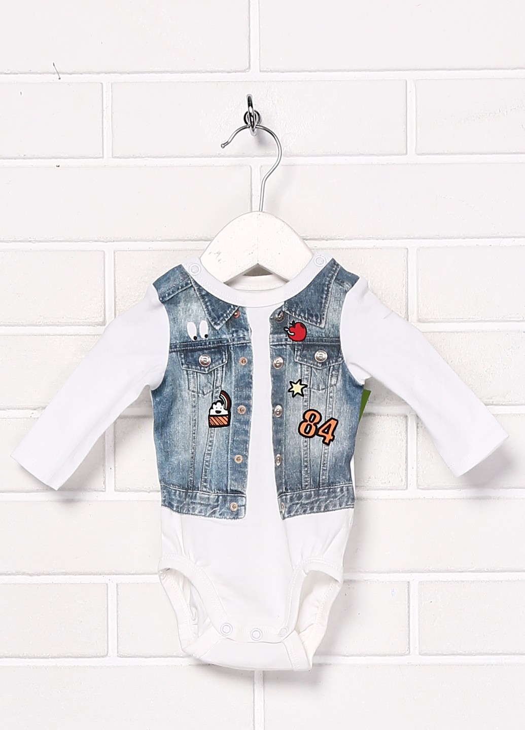 

Боди H&M 50 Белый 0584112_джин.желт._03
