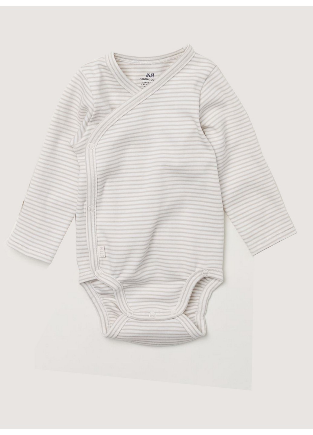 

Боди H&M 50 Белый 0627579_бел.полоска