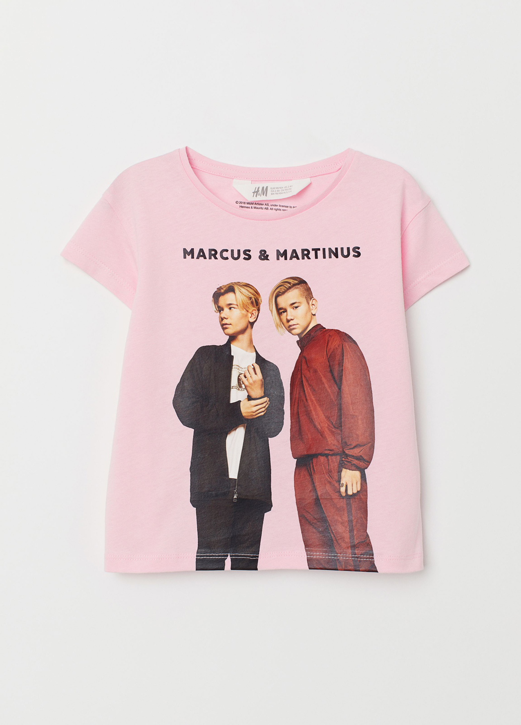 

Футболка H&M 122/128 Розовый 0706464_роз._02
