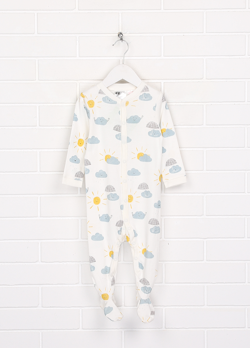 

Комбинезон H&M 74 Белый 0695903_хмар._01