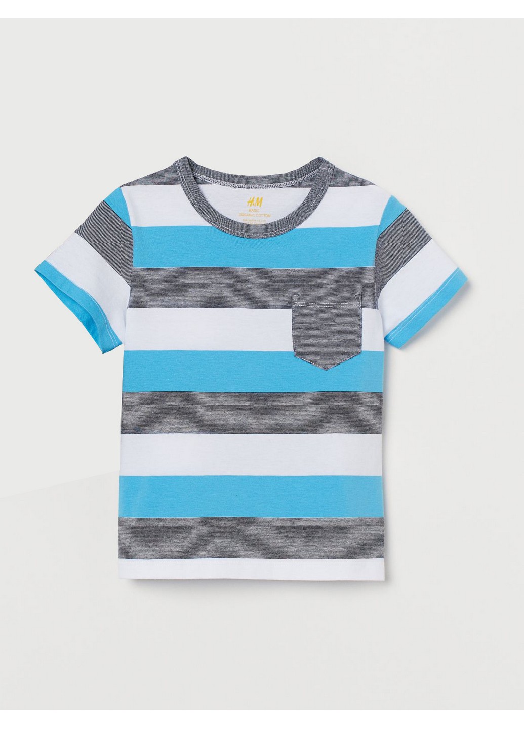 

Футболка H&M 134/140 Серый 0544739_пол.серый.карман