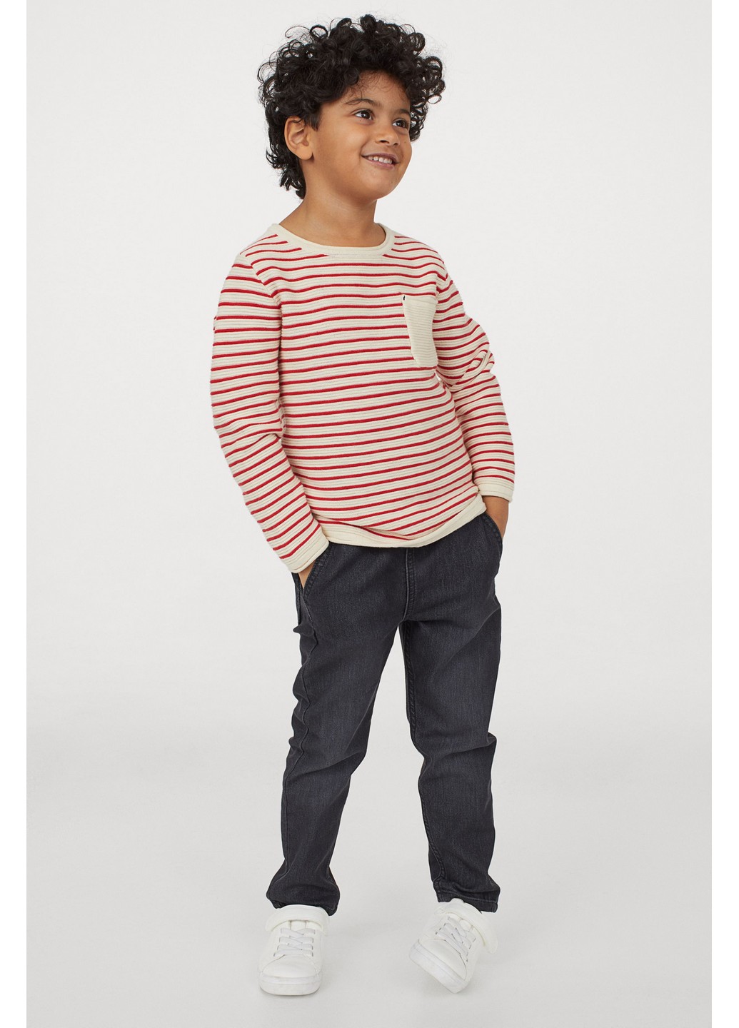 

Брюки H&M 92 Черный 0815168_черн.бел.шнур