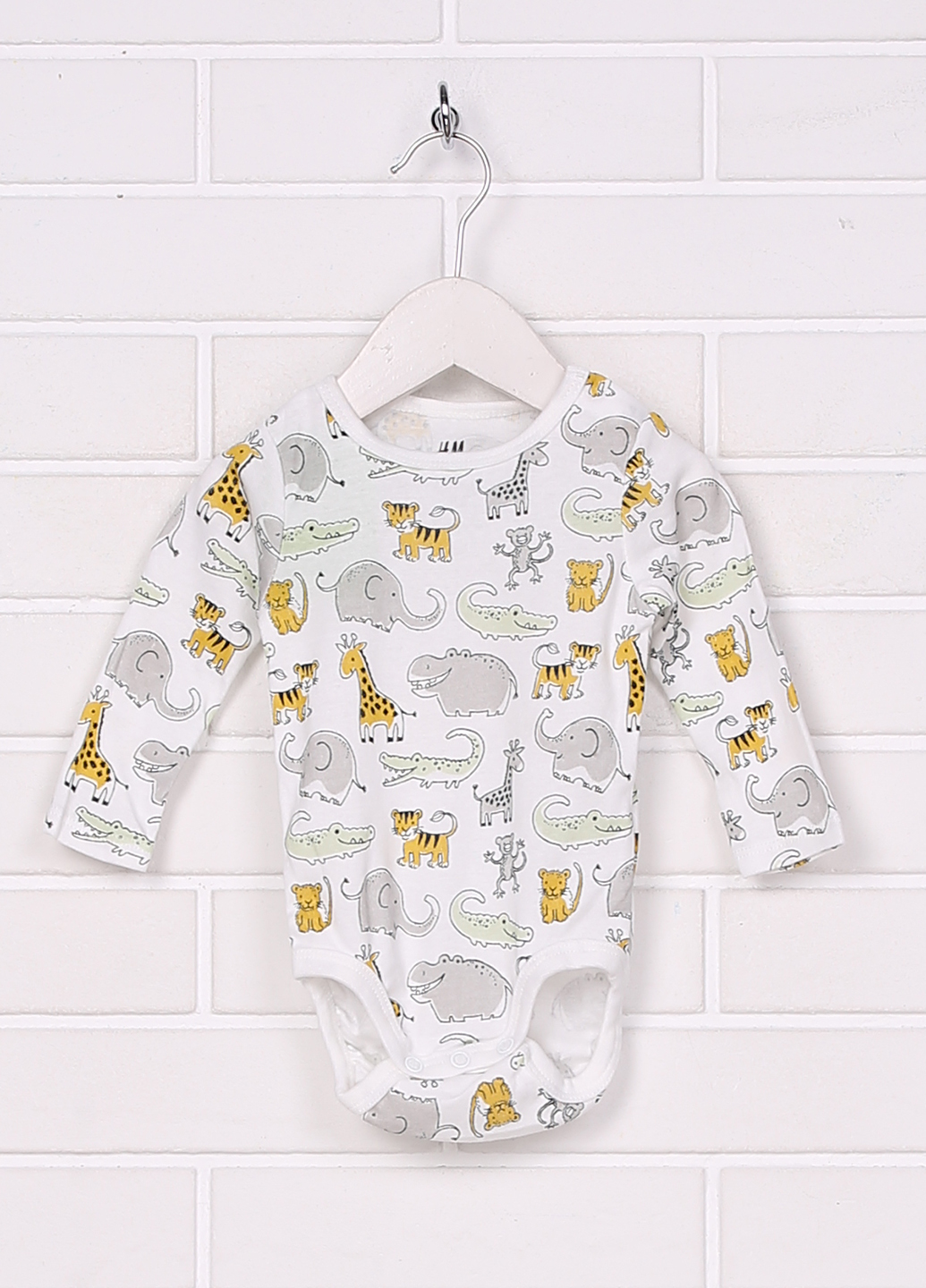 

Боди H&M 92 Белый 0620337_зверюшки_01