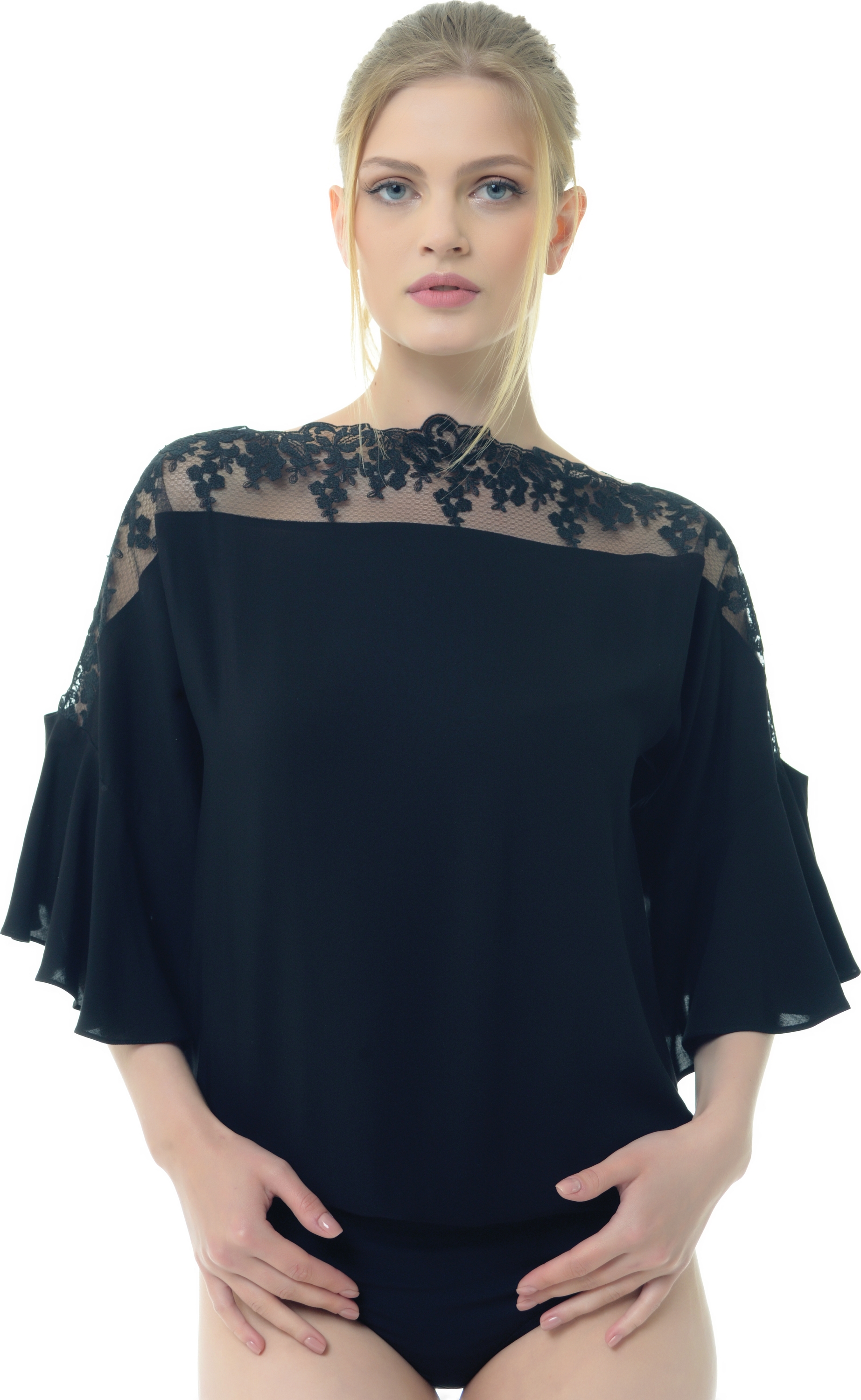 

Боди-блузка AREFEVA L5207  (44) Black, Боди-блузка AREFEVA L5207 S (44) Black
