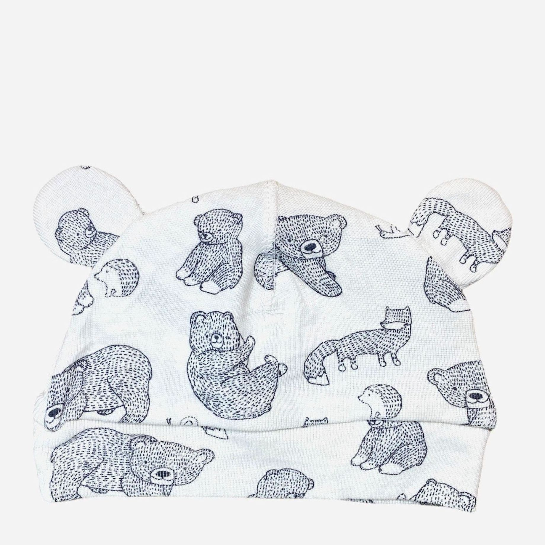 

Шапочка H&M 750476 34 см Бежевая