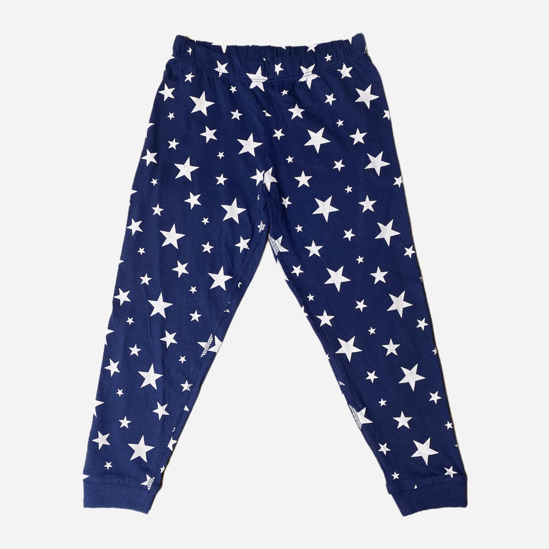 

Штаны пижамные H&M 736313 98-104 см Темно-синие