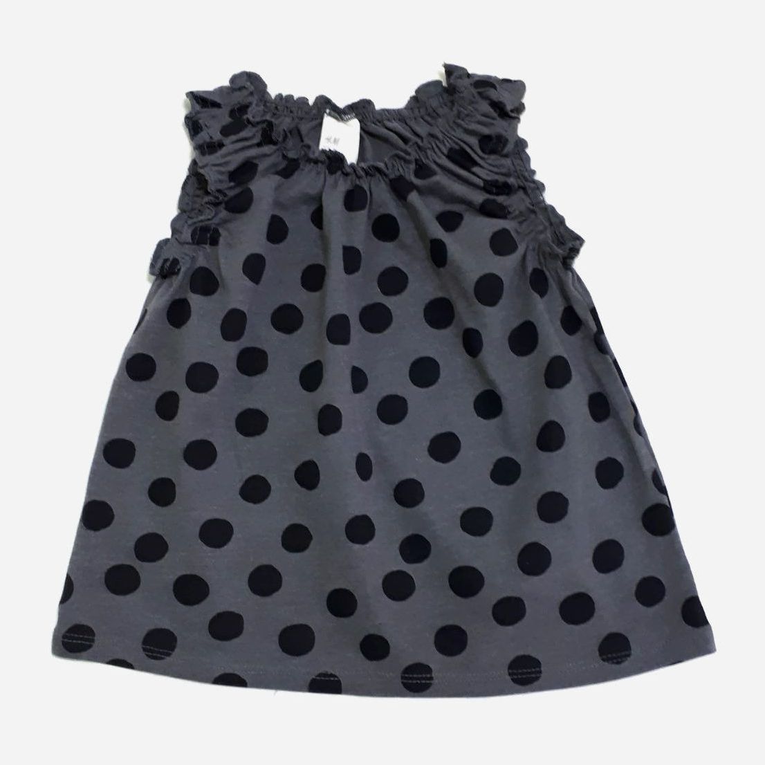 

Майка H&M 703181 68 см Темно-серая