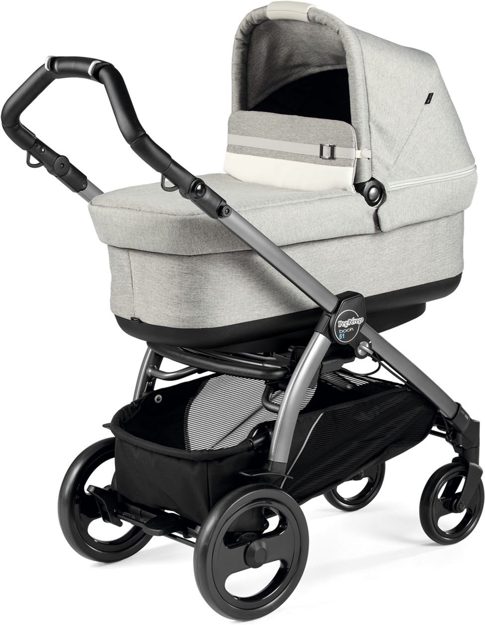 

Универсальная коляска 2в1 Peg-Perego Book 51 Luxe Pure Светло-серая (PACK01-00000000001)