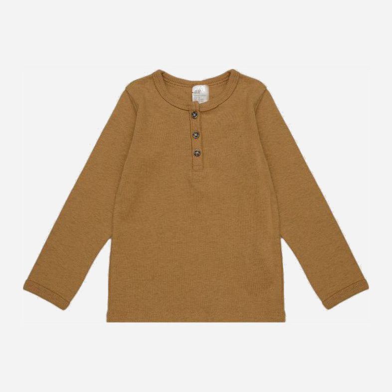 

Футболка с длинными рукавами H&M 80628901 86 см Горчичная