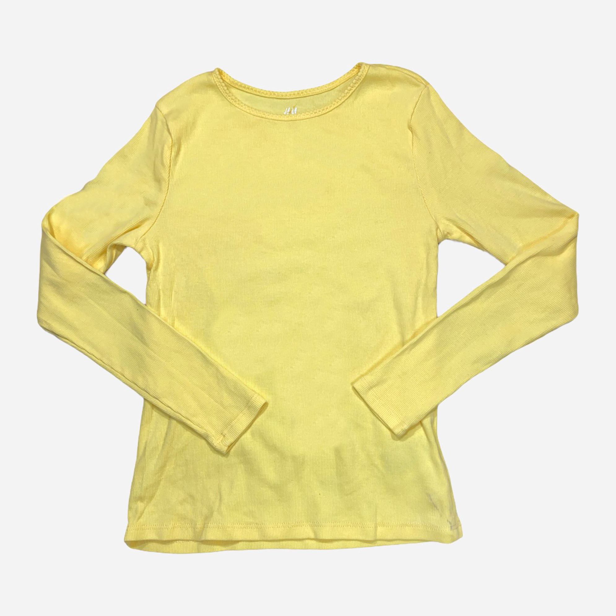 

Футболка с длинными рукавами H&M 816754 134-140 см Желтая