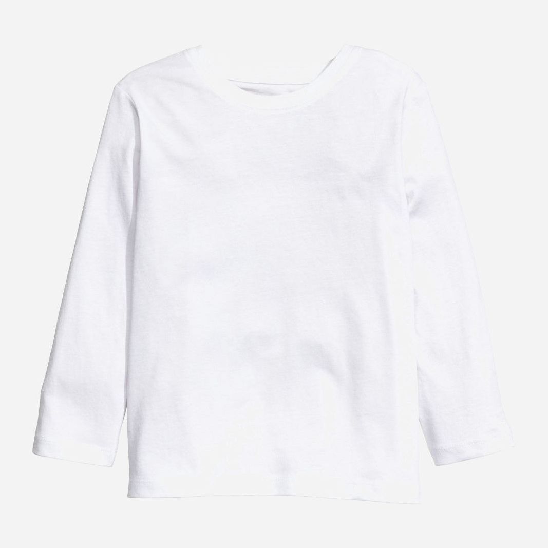 

Футболка с длинными рукавами H&M 635895 86 см Белая