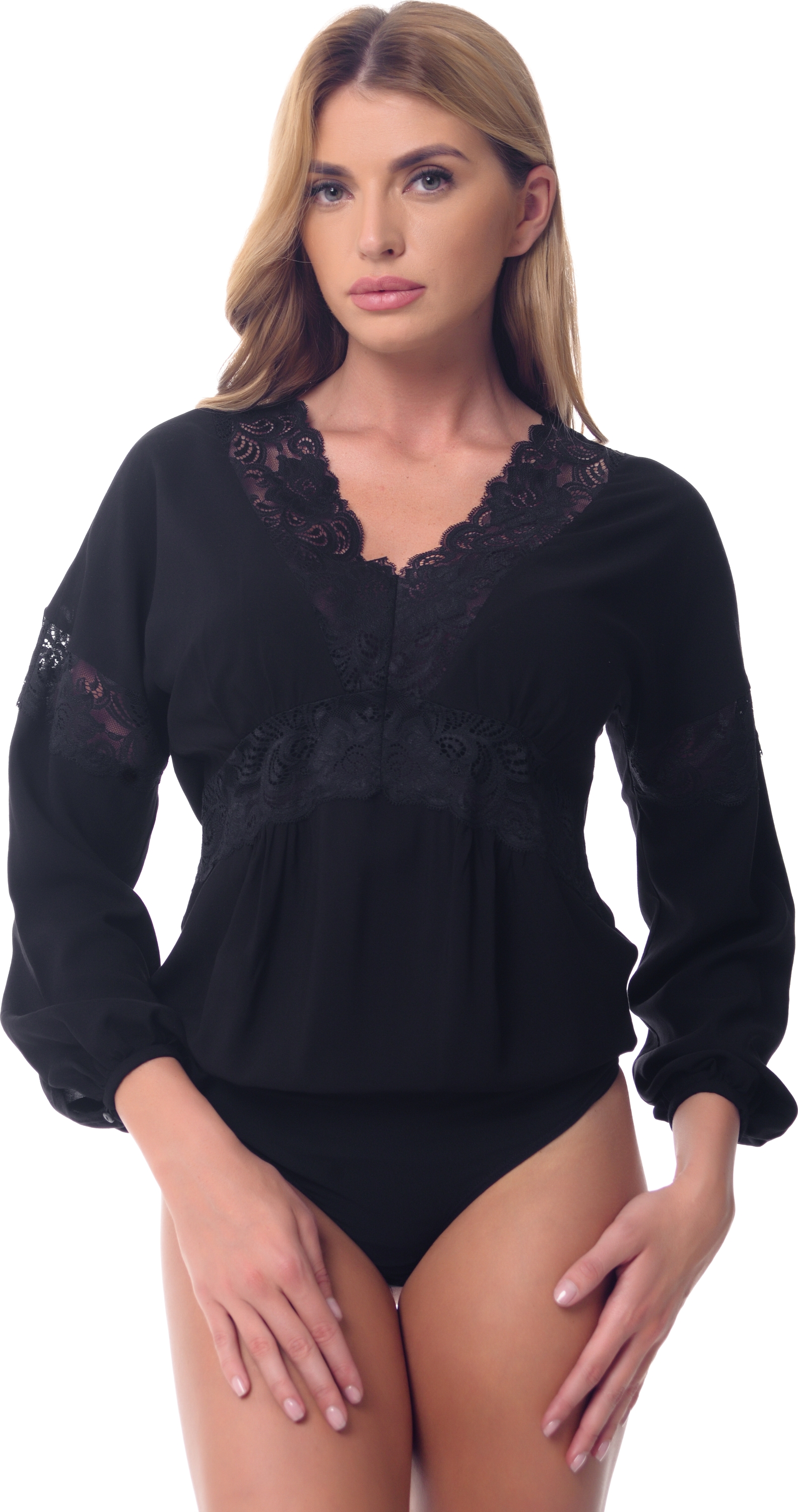 

Боди-блузка GENEVIE L5537 L (48) Black