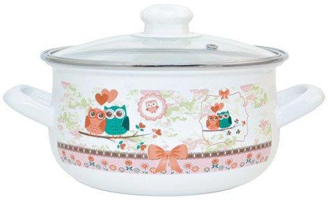 

Кастрюля со стеклянной крышкой Infinity Owls SD-1378-6625854 24 см 6 л