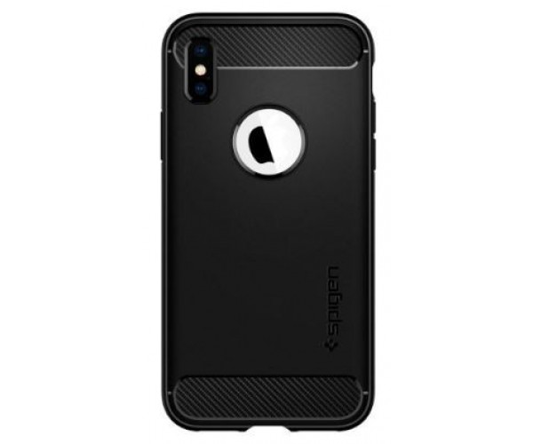 

Чехол Spigen для iPhone XS Rugged Armor Matte Black