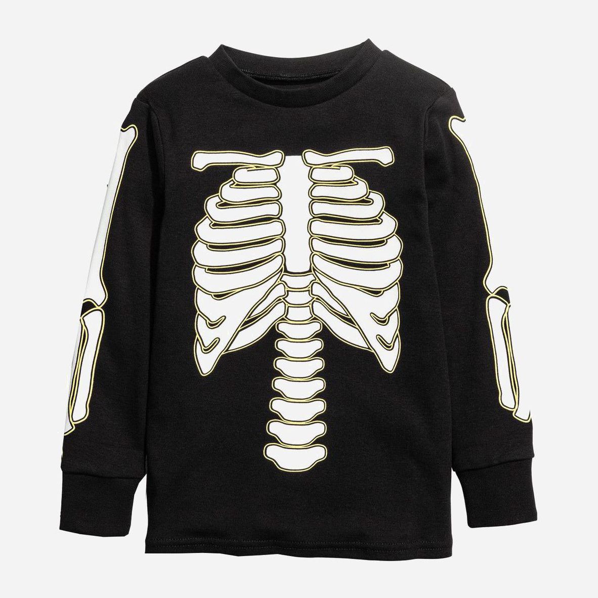 

Футболка с длинными рукавами H&M 485548 134-140 см Черная