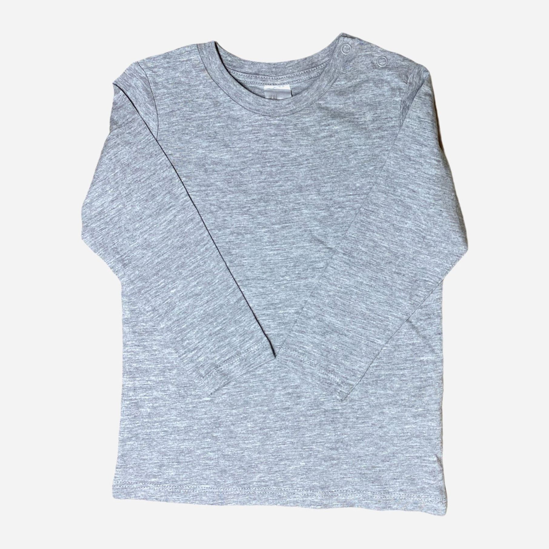 

Футболка с длинными рукавами H&M 808796 86 см Серая