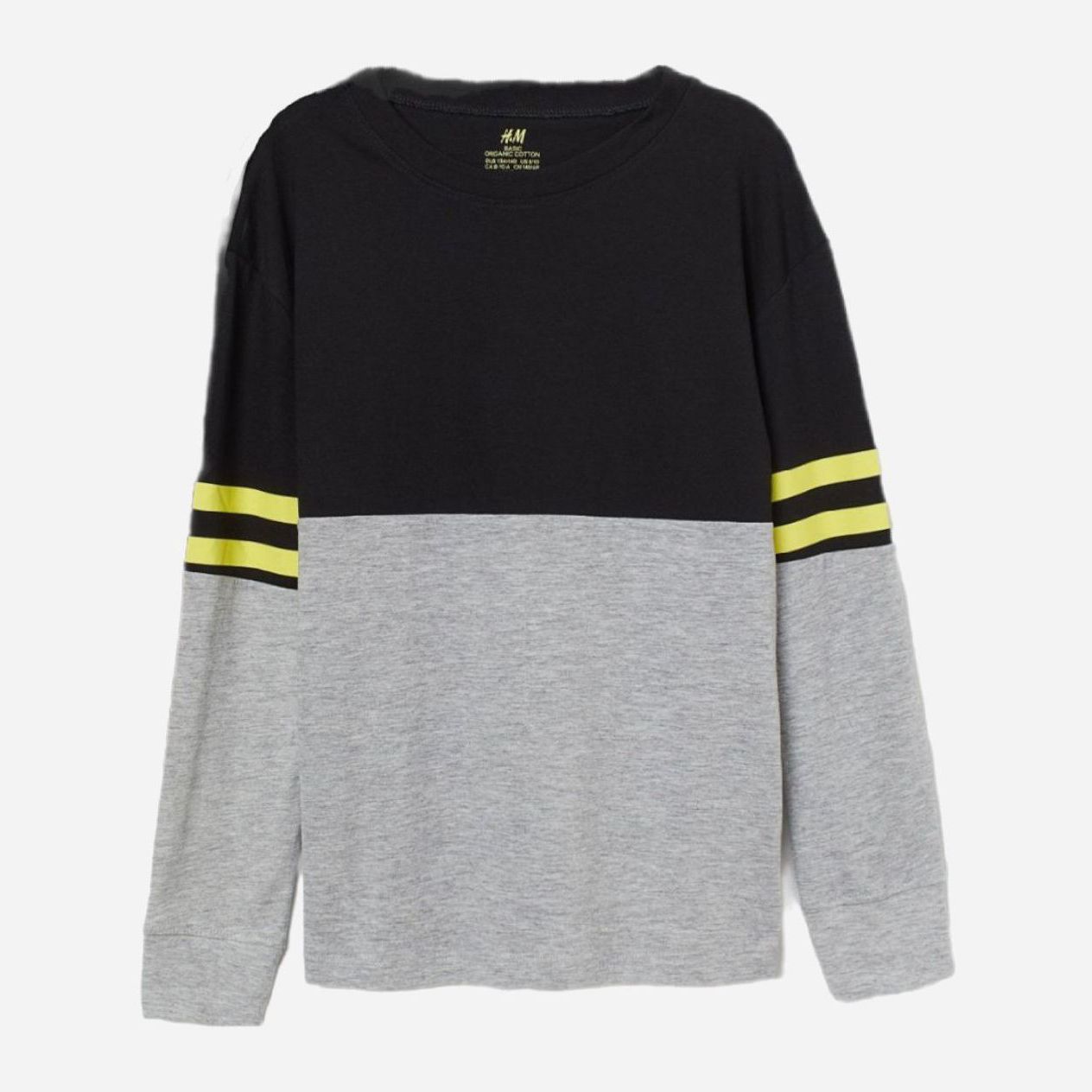 

Футболка с длинными рукавами H&M 923944 170 см Черная