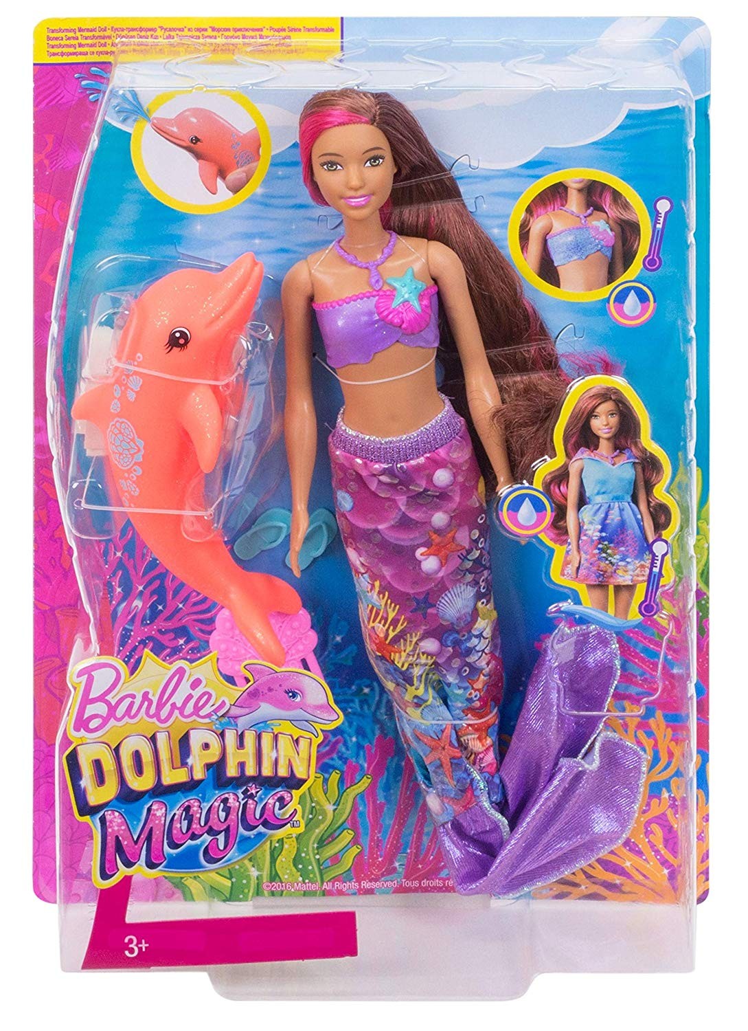 Кукла Барби Волшебная трансформация Магия Дельфинов (Barbie Dolphin Magic  Transforming Mermaid Doll) – фото, отзывы, характеристики в  интернет-магазине ROZETKA от продавца: Zaika | Купить в Украине: Киеве,  Харькове, Днепре, Одессе, Запорожье, Львове